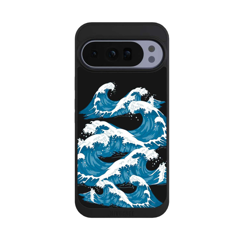 Pixel 10 Pro XL NIVOpure Sea Waves Black Kanagawa