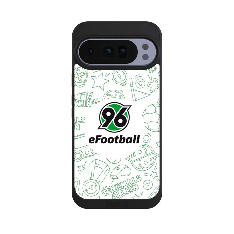 Pixel 10 Pro XL NIVOpure Hannover 96 Football Pattern Design White