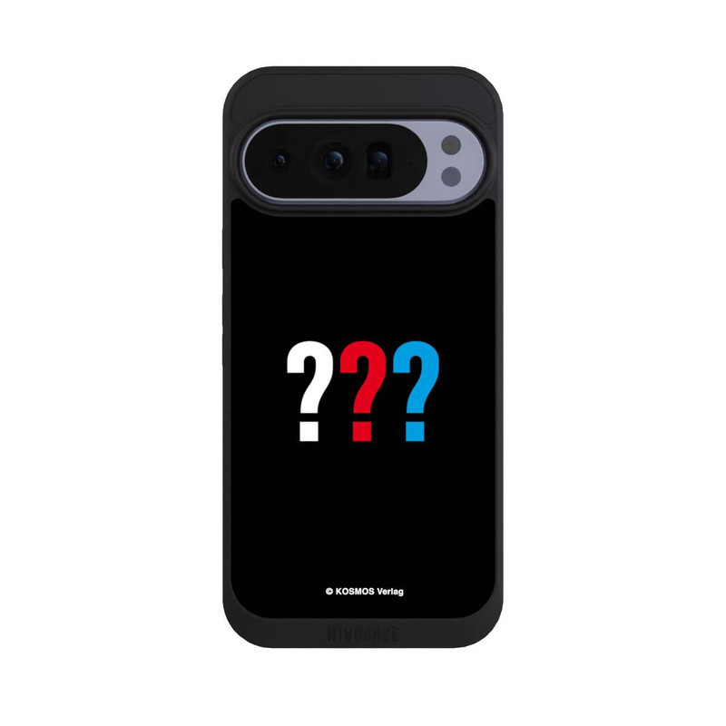 Pixel 10 Pro XL NIVOpure Drei Fragezeichen Logo