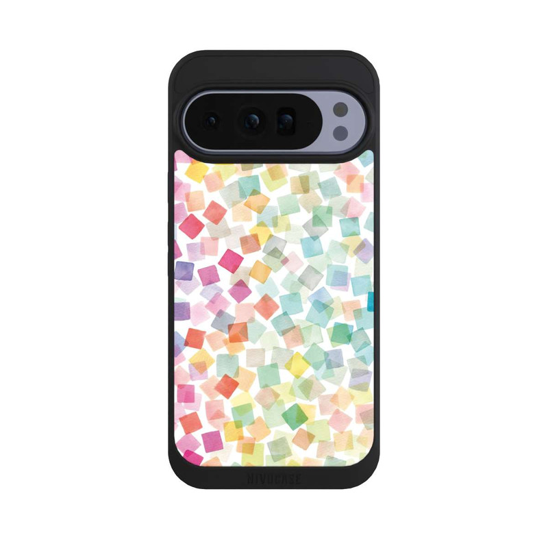 Pixel 10 Pro XL NIVOpure Confetti Geometric Plaids Rainbow