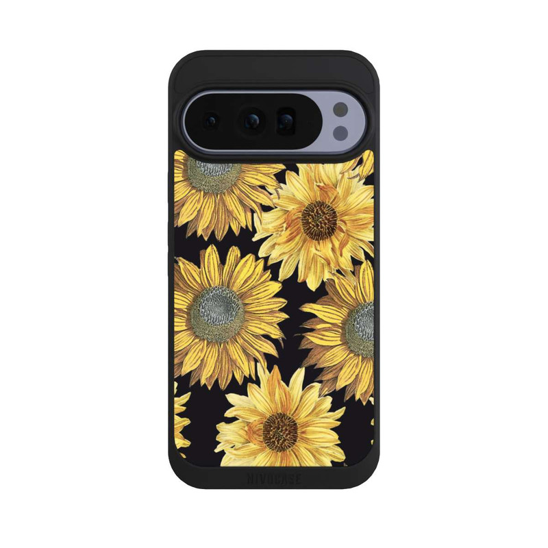 Pixel 10 Pro XL NIVOpure Retro-Sonnenblumen