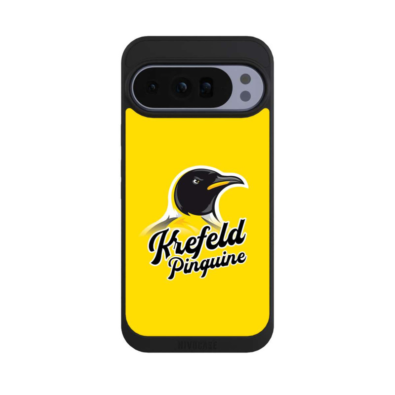 Pixel 10 Pro XL NIVOpure Krefeld Pinguine Typo Gelb