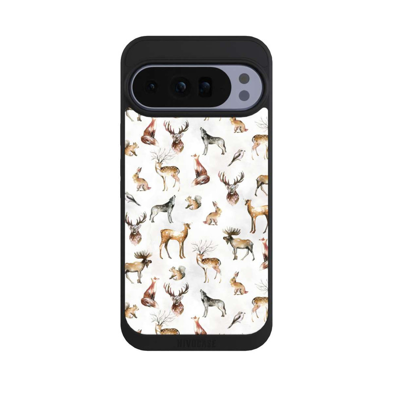 Pixel 10 Pro XL NIVOpure Animaux d'hiver des bois