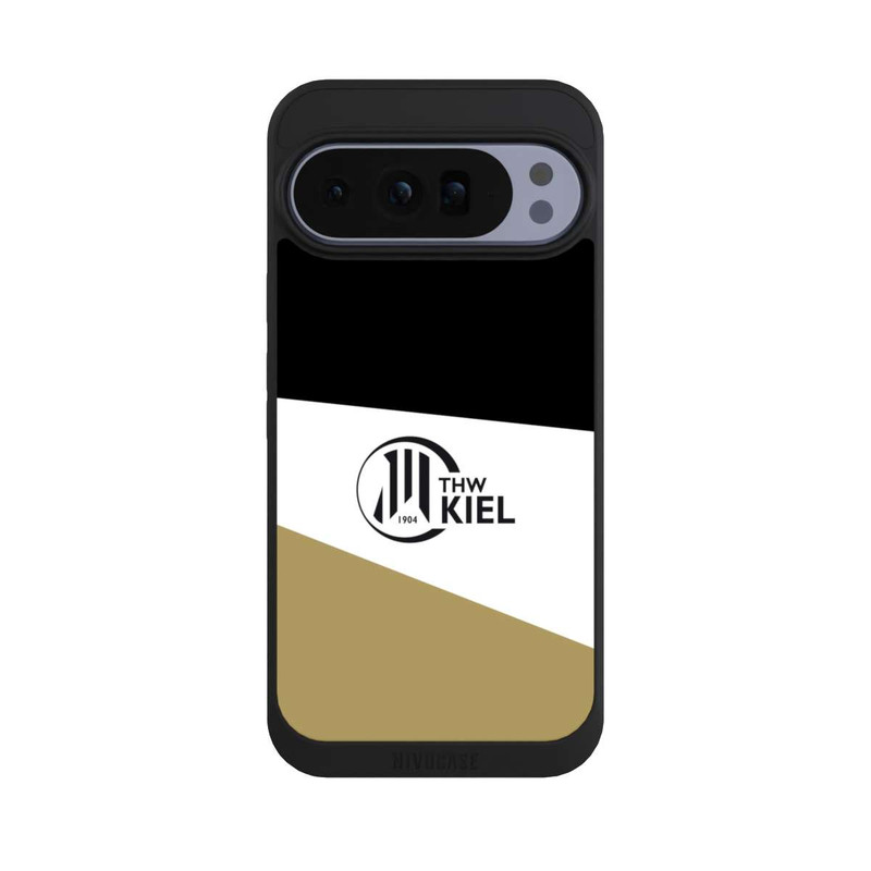 Pixel 10 Pro XL NIVOpure THW Kiel Streifen Schwarz Weiss Gold
