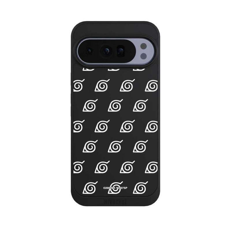 Pixel 10 Pro XL NIVOpure Weißes Konoha-Muster Transparent