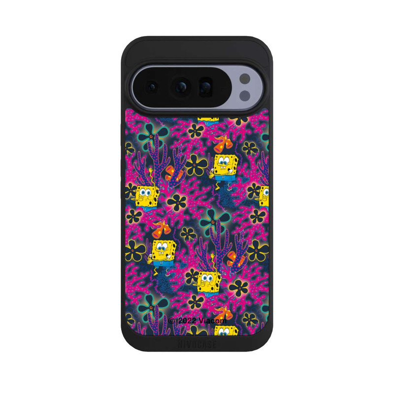 Pixel 10 Pro XL NIVOpure Bob L'Éponge - Corail Pattern