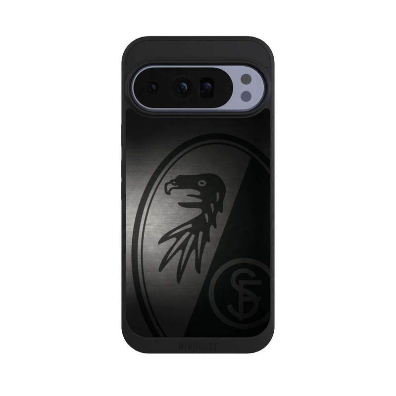 Pixel 10 Pro XL NIVOpure SC Freiburg Dot Metall Hintergrund