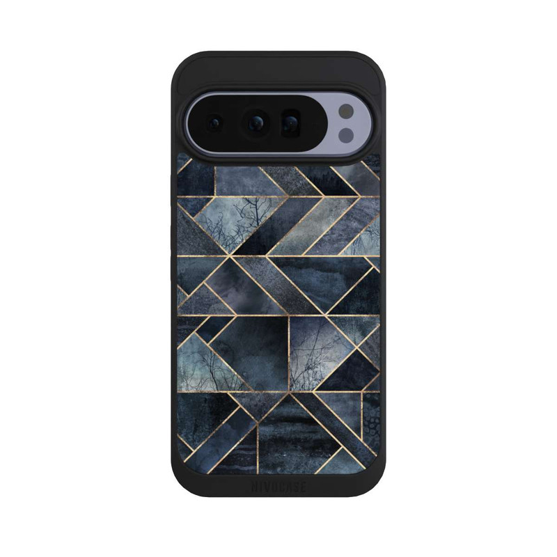 Pixel 10 Pro XL NIVOpure Nature Abstraite Bleu Foncé