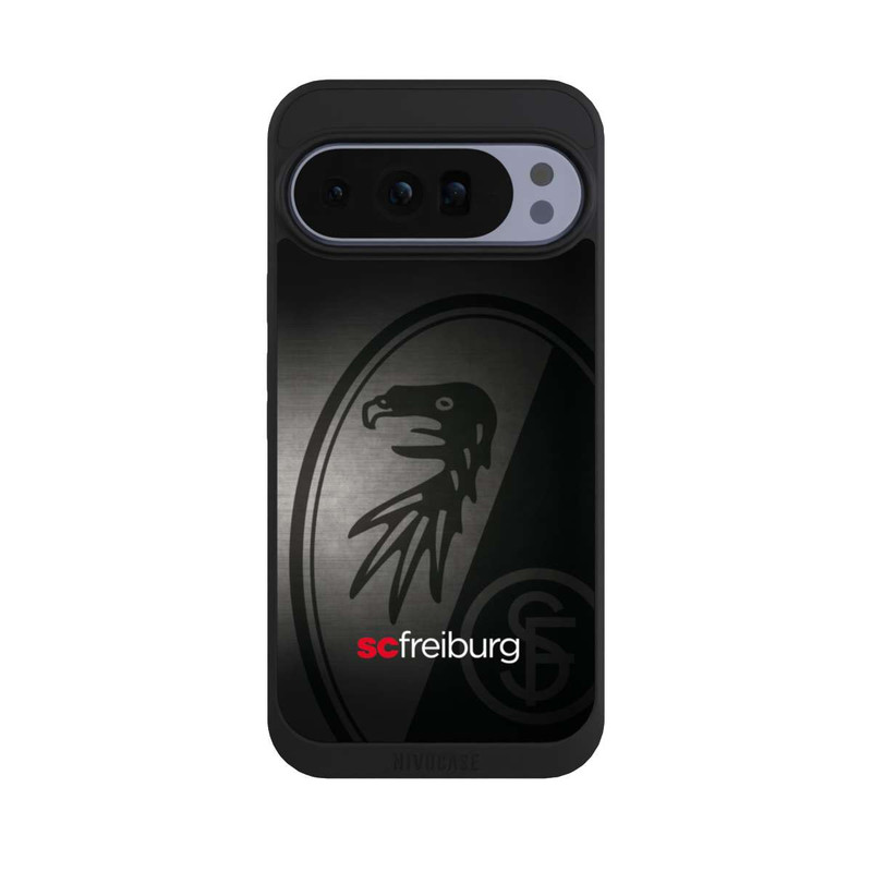 Pixel 10 Pro XL NIVOpure Dot Metall Hintergrund mit dem Schriftzug SC Freiburg