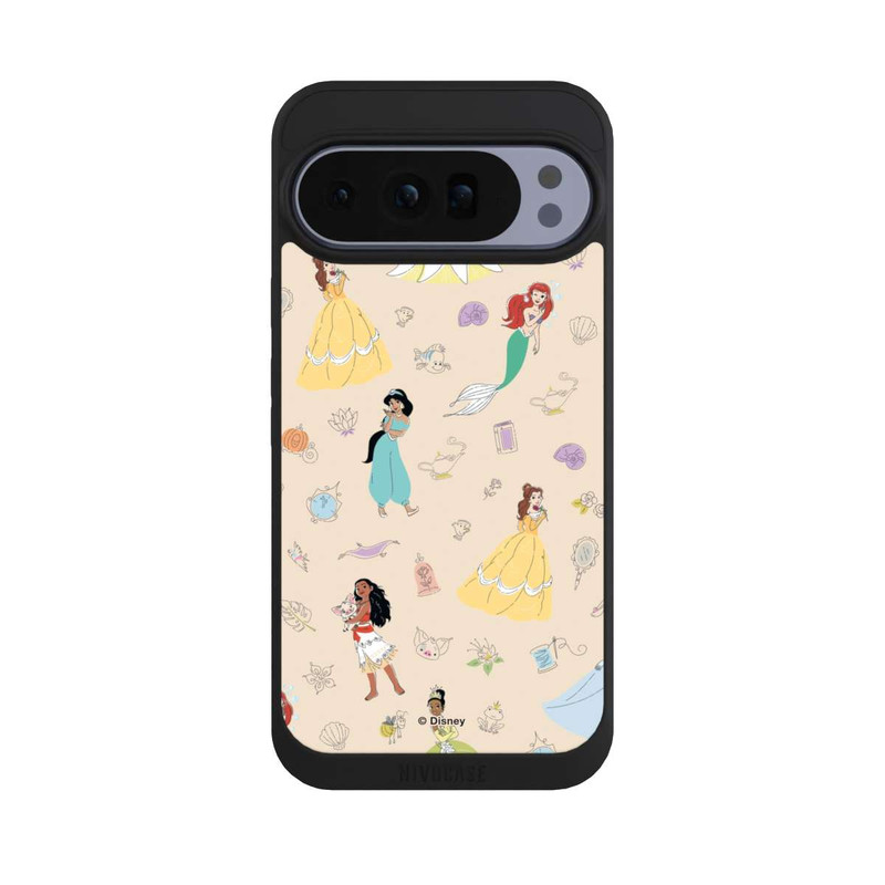 Pixel 10 Pro XL NIVOpure Princess Pattern Beige Disney Princess