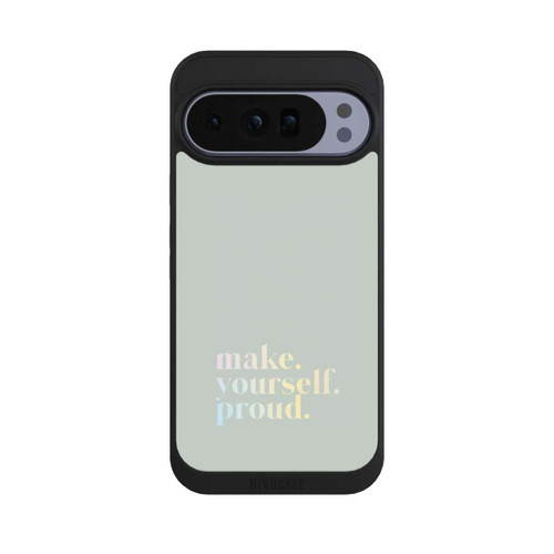 Google Pixel 10 Pro XL NIVOpure Make Yourself Proud Quote-Mint and Gradient