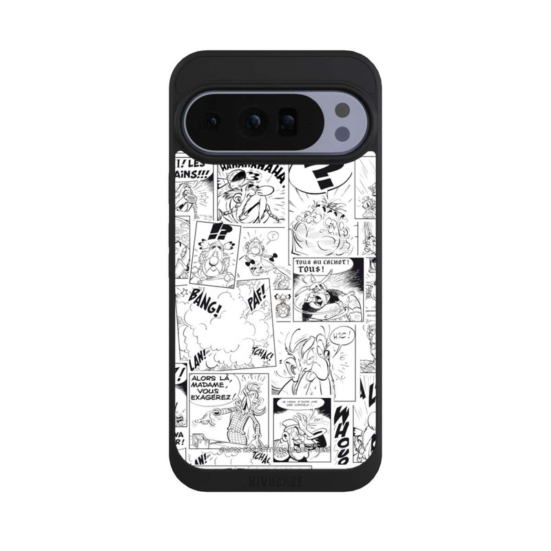 Pixel 10 Pro XL NIVOpure Asterix Comic Schwarz und Weiß