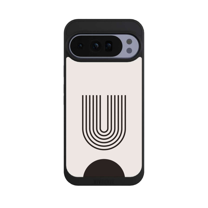 Pixel 10 Pro XL NIVOpure Art moderne Lignes noires