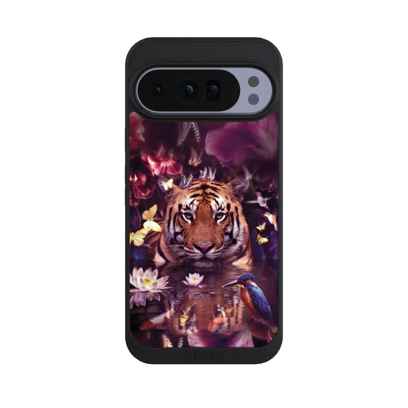Pixel 10 Pro XL NIVOpure Tiger Blumenrahmen