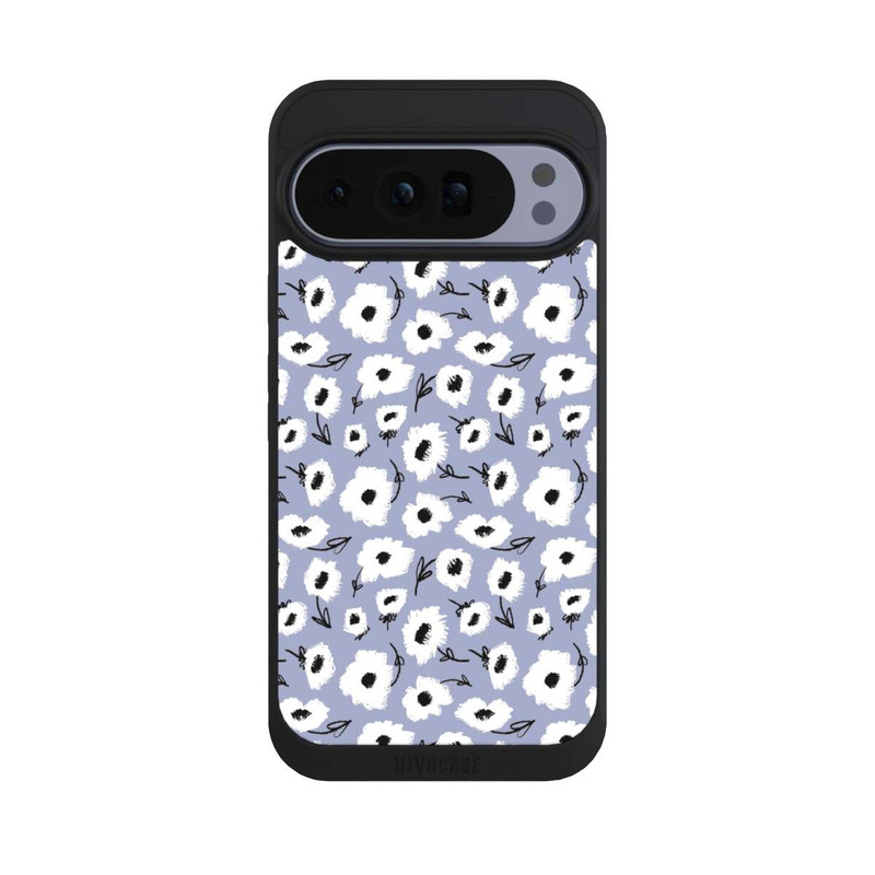 Pixel 10 Pro XL NIVOpure Flower Pattern Lila