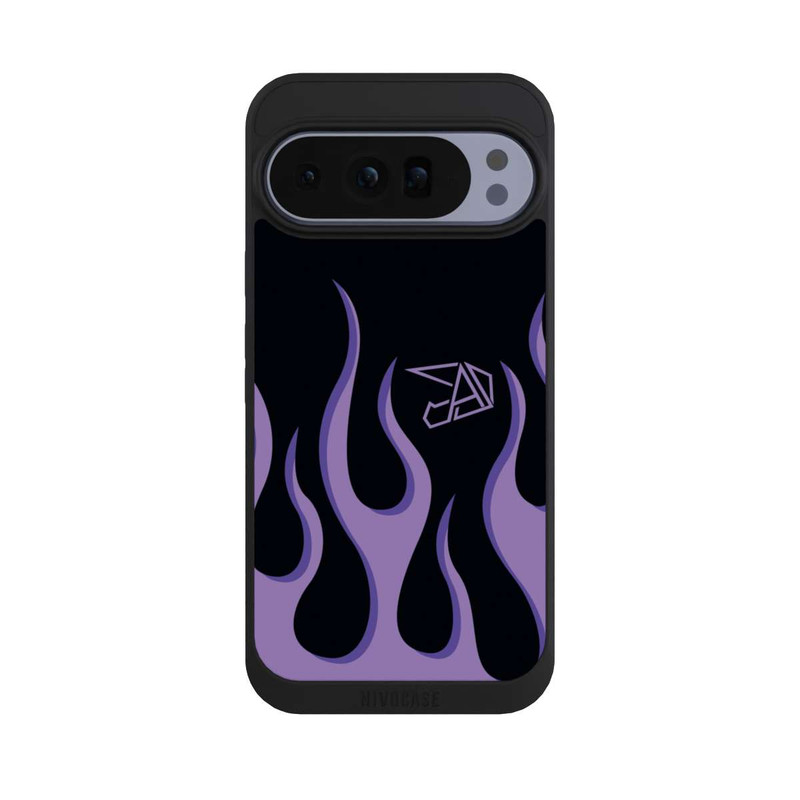 Pixel 10 Pro XL NIVOpure Violette Flammen