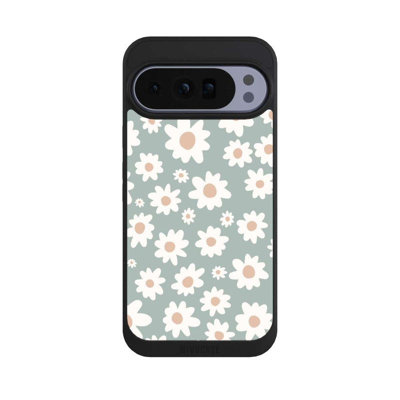 Pixel 10 Pro XL NIVOpure Marguerites Pattern Vert