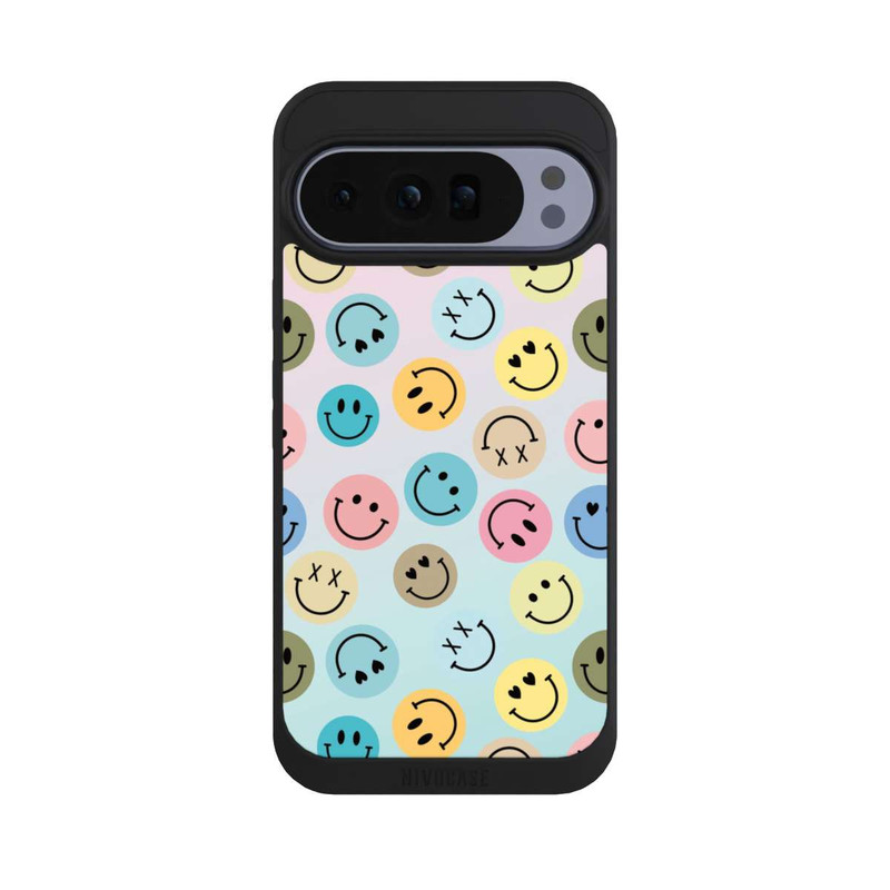 Pixel 10 Pro XL NIVOpure Smiles Emotes Pattern Colorful