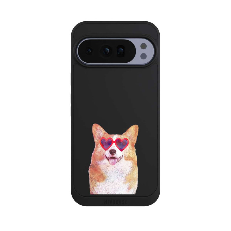 Pixel 10 Pro XL NIVOpure Corgi Mignon Fond Transparent