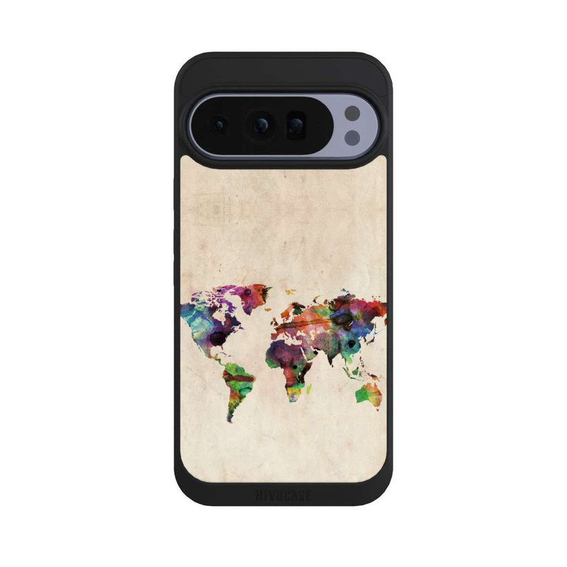 Pixel 10 Pro XL NIVOpure Carte du monde de Michael Tompsett