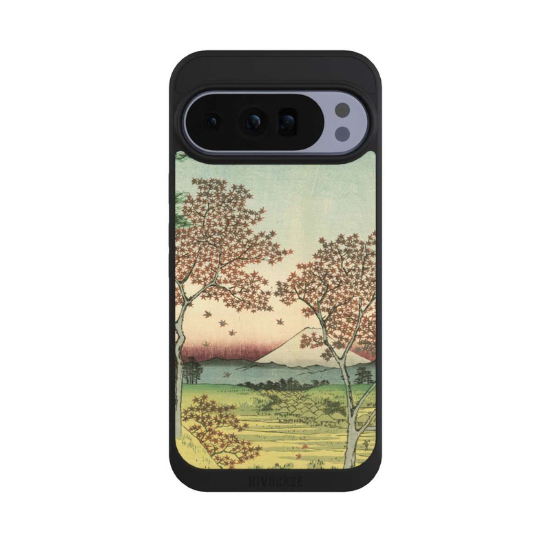 Pixel 10 Pro XL NIVOpure Colline du crépuscule à Meguro Utagawa Hiroshige