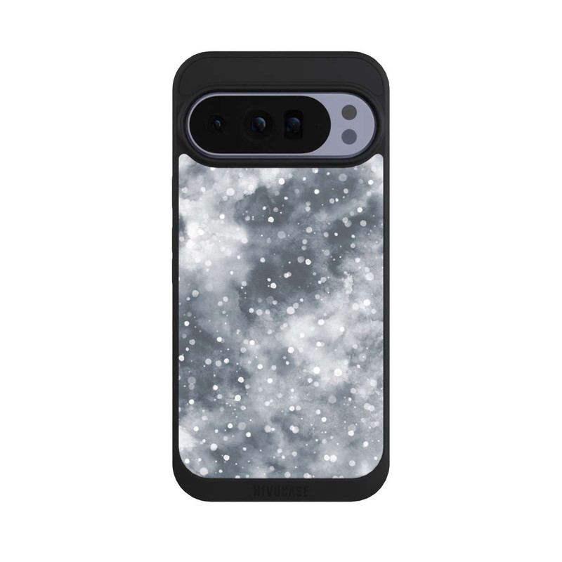 Pixel 10 Pro XL NIVOpure Abstrakter Winterschneehimmel