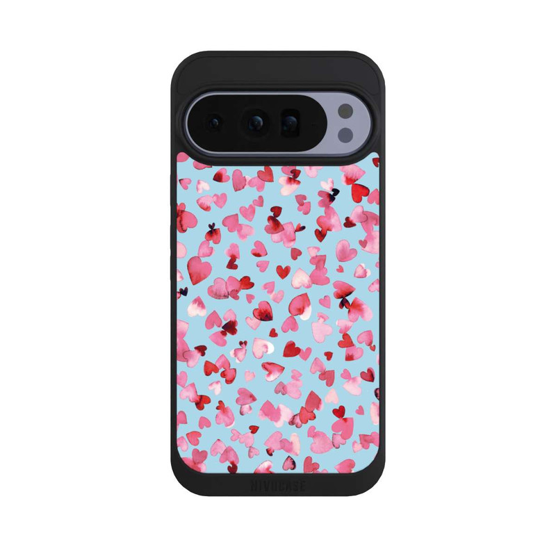 Pixel 10 Pro XL NIVOpure Saint Valentin Amour Coeurs Rose Bleu
