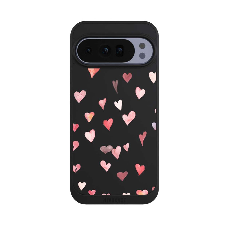 Pixel 10 Pro XL NIVOpure Coeurs de Saint-Valentin tombant