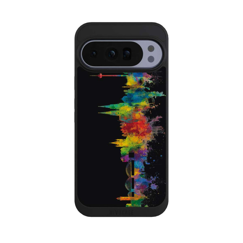 Pixel 10 Pro XL NIVOpure Cologne Allemagne Ligne d'horizon Noir