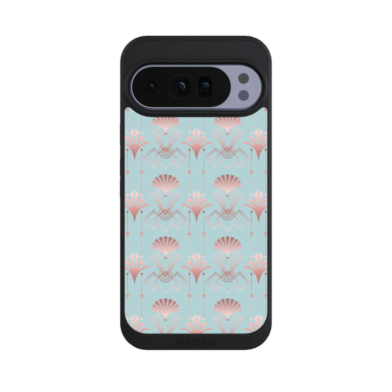 Pixel 10 Pro XL NIVOpure Art Deco Rose Gold Elegance Blue