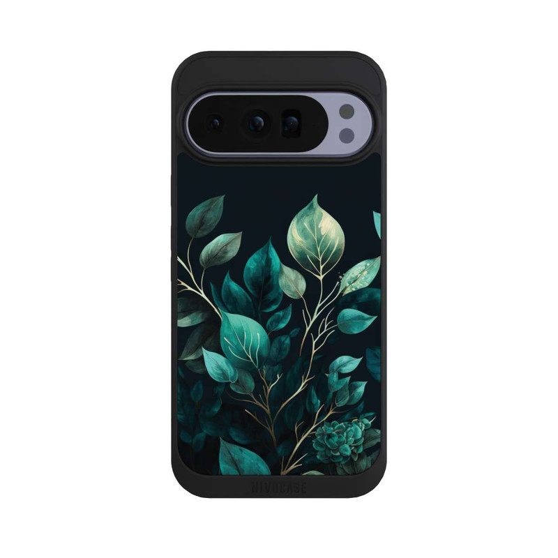 Pixel 10 Pro XL NIVOpure Eucalyptus Fond Sombre avec IA