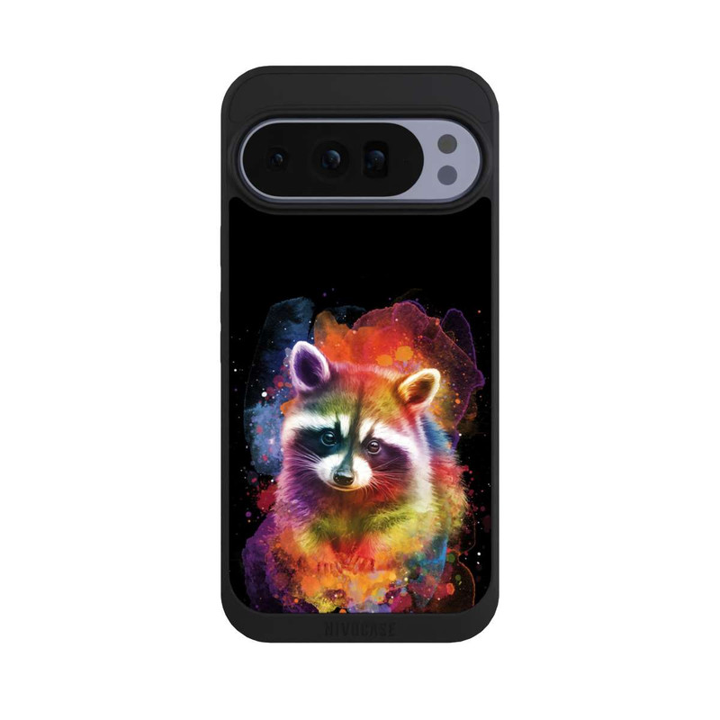 Pixel 10 Pro XL NIVOpure Happy Racoon Schwarz