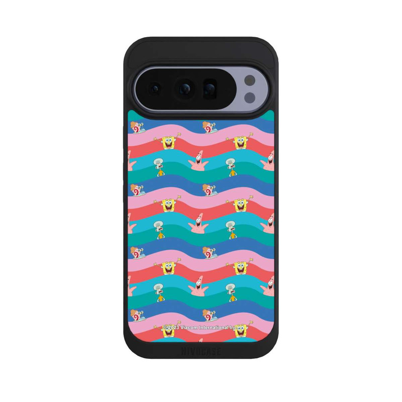 Pixel 10 Pro XL NIVOpure Spongebob Freunde Bunte Wellen