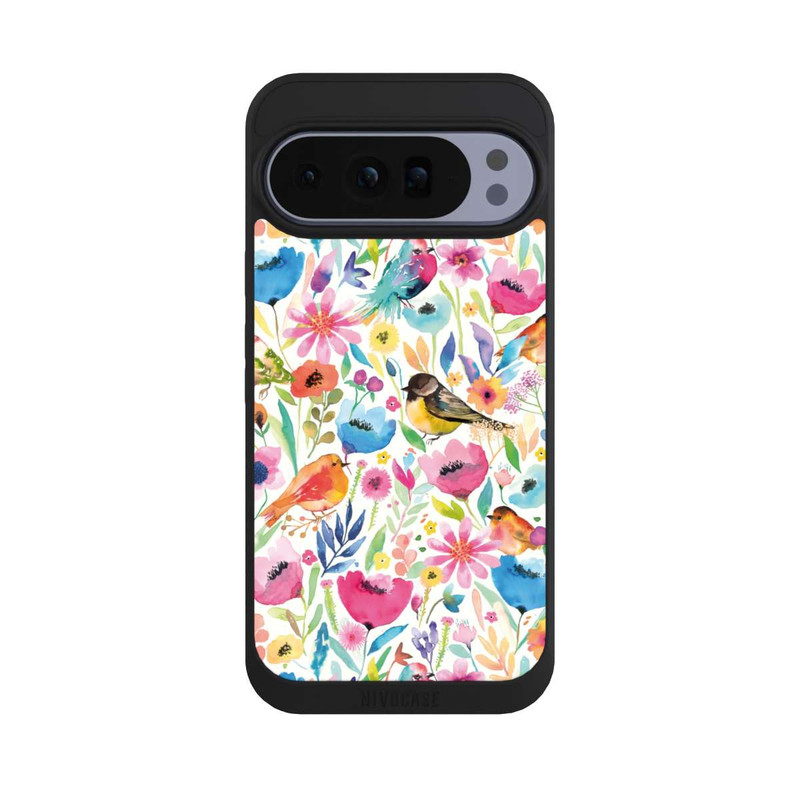 Pixel 10 Pro XL NIVOpure Wunderliche Vögel und Blumen