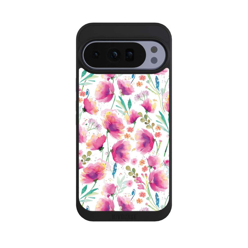 Pixel 10 Pro XL NIVOpure Abstrakte Mohnblumen aquarell
