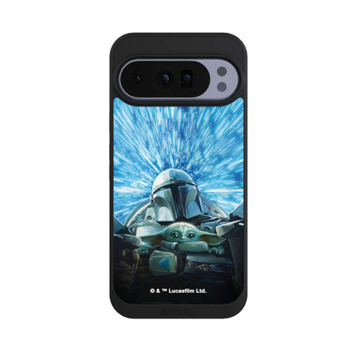 Google Pixel 10 Pro XL NIVOpure Grogu und Mando fliegen blau