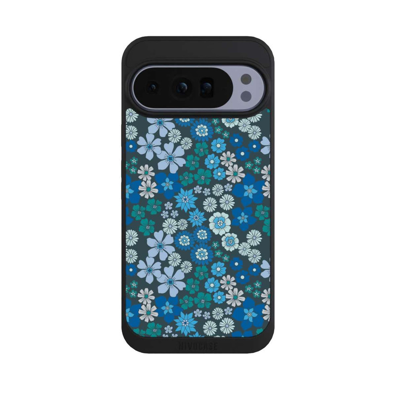 Pixel 10 Pro XL NIVOpure Fleurs bleues DeinDesign