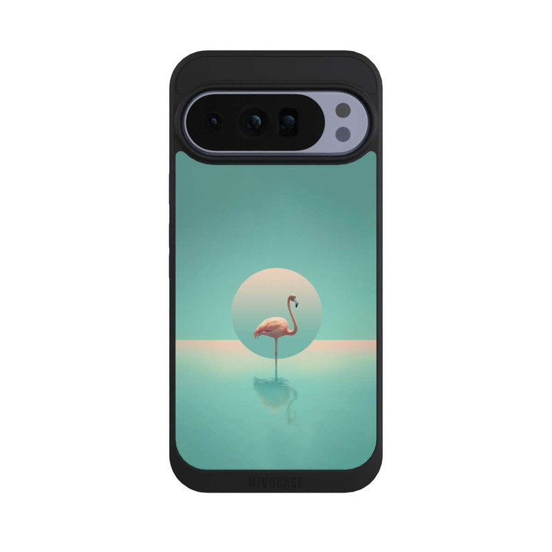 Pixel 10 Pro XL NIVOpure Flamant dans la piscine