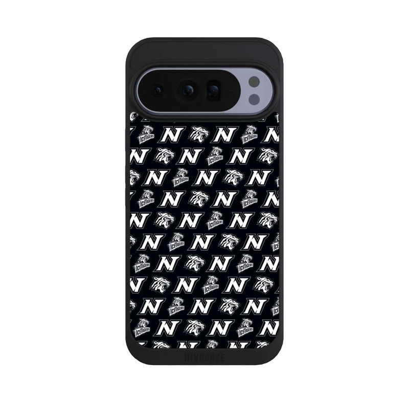 Pixel 10 Pro XL NIVOpure Nürnberg Ice Tigers Muster Schwarz