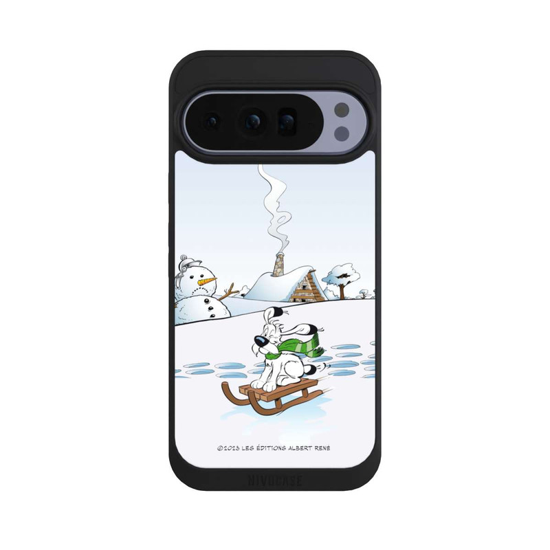 Pixel 10 Pro XL NIVOpure Idéfix fait du traîneau