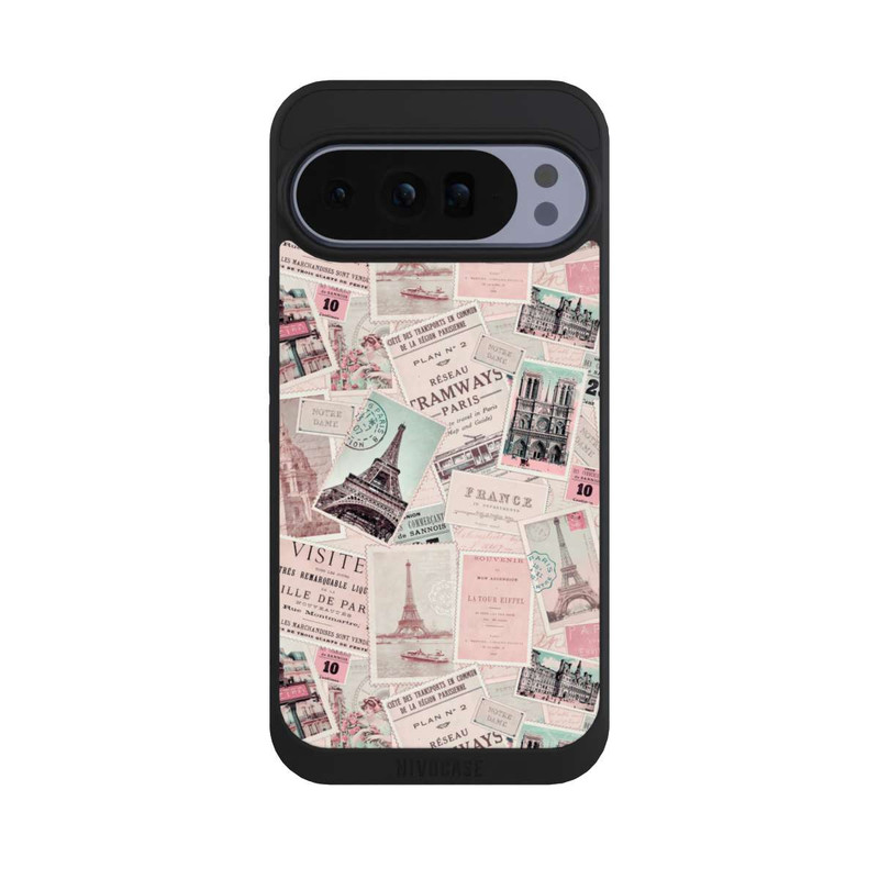 Pixel 10 Pro XL NIVOpure Vintage Paris Postcards Pattern
