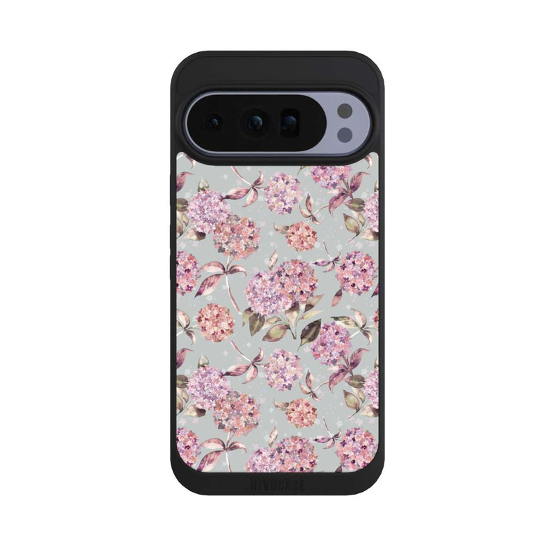 Pixel 10 Pro XL NIVOpure Pastel Magic Hydrangea Floral Watercolor Pink