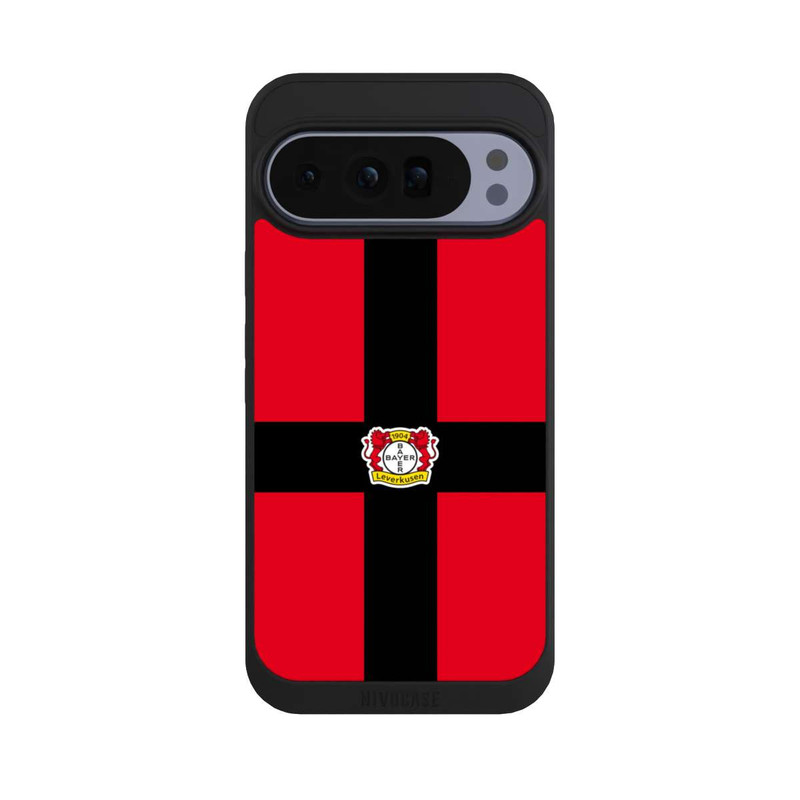 Pixel 10 Pro XL NIVOpure Bayer 04 Leverkusen Schwarzes Kreuz auf Rot