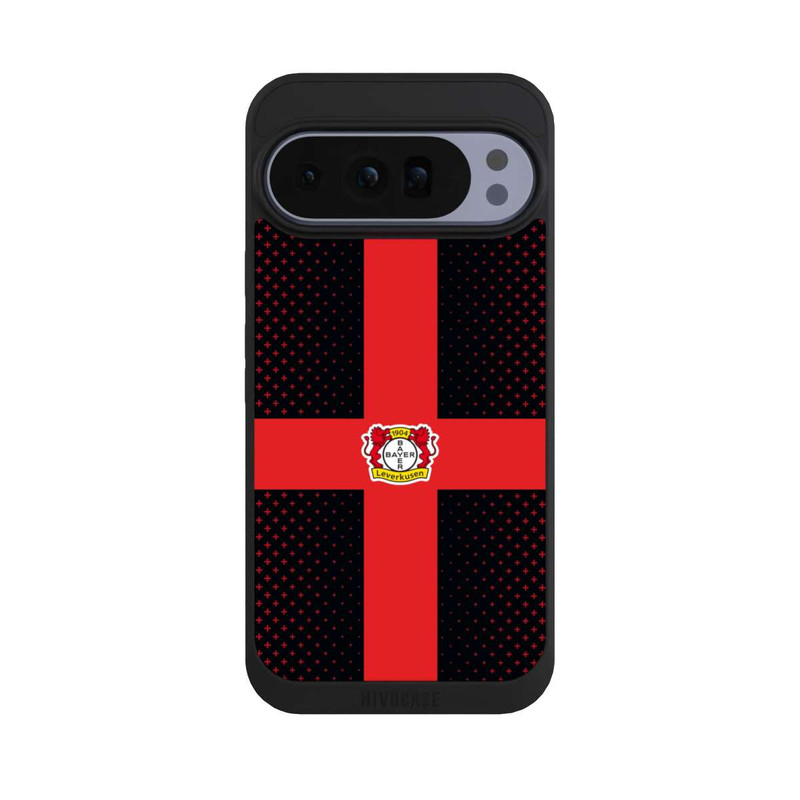 Pixel 10 Pro XL NIVOpure Bayer 04 Leverkusen Rotes Kreuz auf Schwarz