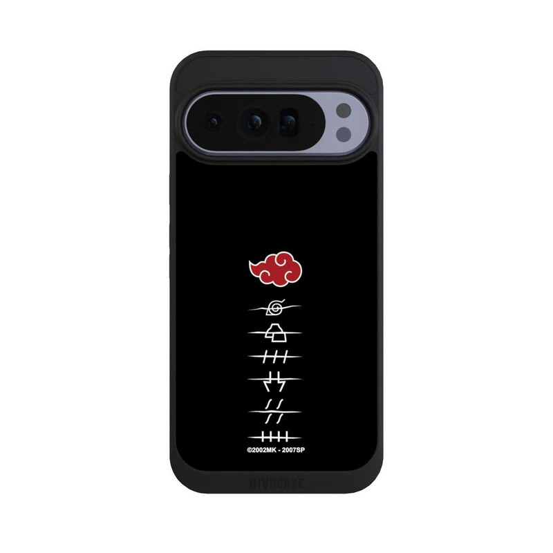 Pixel 10 Pro XL NIVOpure Symboles des membres de l'Akatsuki noirs