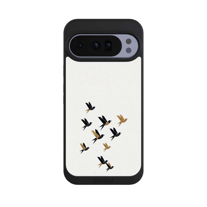 Pixel 10 Pro XL NIVOpure Collage d'oiseaux en origami
