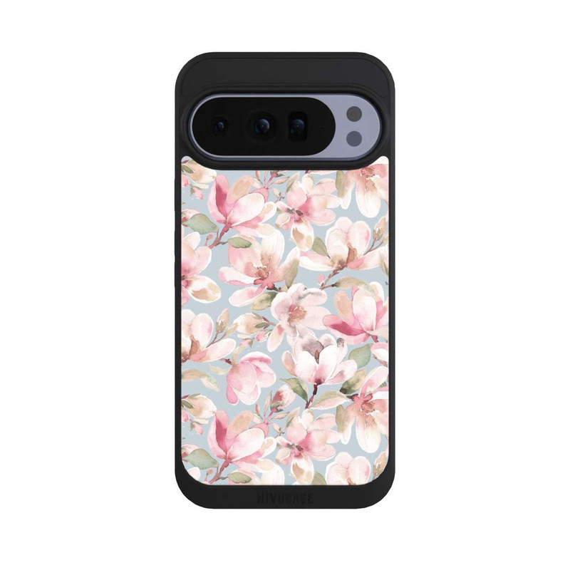 Pixel 10 Pro XL NIVOpure Fleurs de magnolia rose pastel