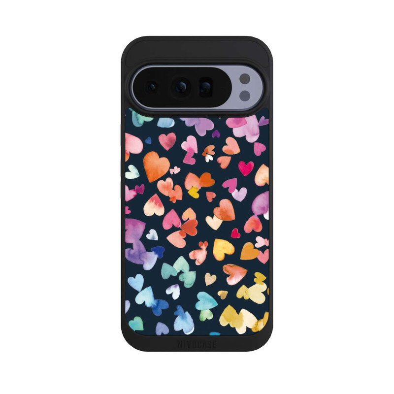 Pixel 10 Pro XL NIVOpure Valentinstag Herzen Schwarz
