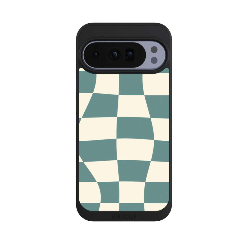 Pixel 10 Pro XL NIVOpure Schachbrett Petrol