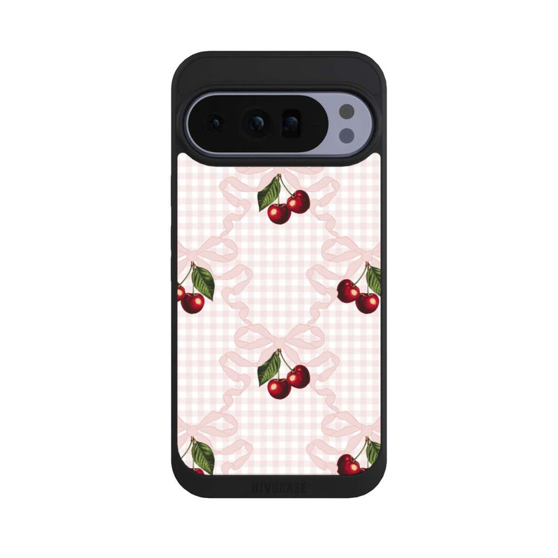 Pixel 10 Pro XL NIVOpure Motif cerise rose